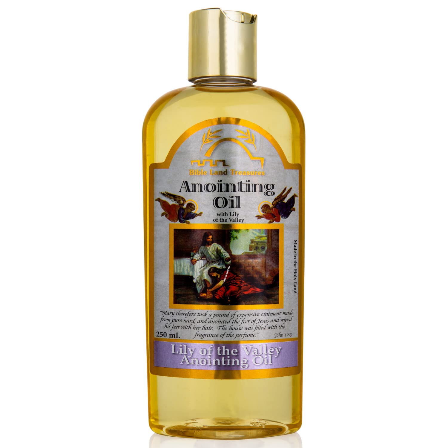 Lily of The Valley Bible Land Treasures Anointing Oil, Biblical Oils from The Holy Land. 8.45 fl.oz | 250 ml