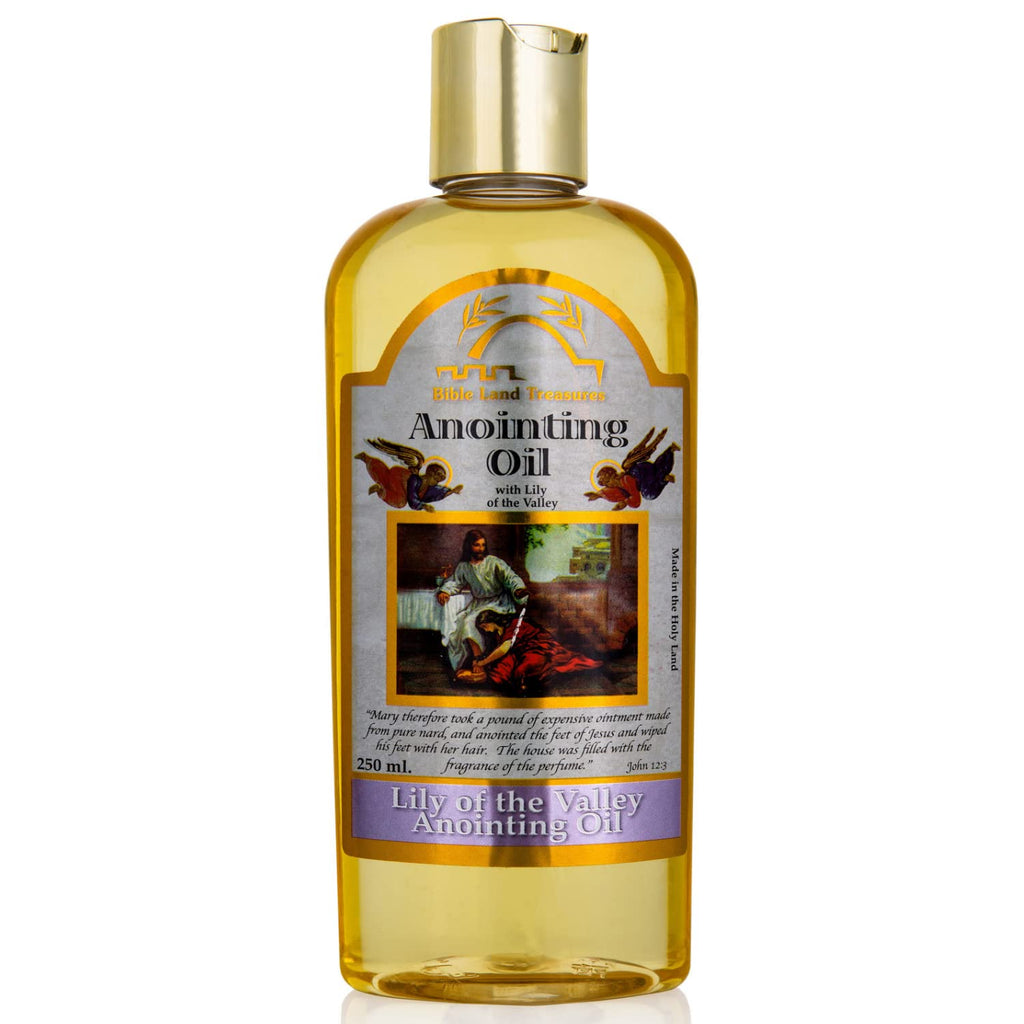 Lily of The Valley Bible Land Treasures Anointing Oil, Biblical Oils from The Holy Land. 8.45 fl.oz | 250 ml