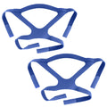 CPAP Mask Headgear Strap - Universal for CPAP Masks, Comfortable Durable Stretchy Material, Standard Gray (Headgear Only) (Blue,