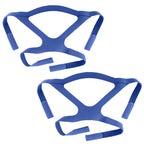 CPAP Mask Headgear Strap - Universal for CPAP Masks, Comfortable Durable Stretchy Material, Standard Gray (Headgear Only) (Blue,