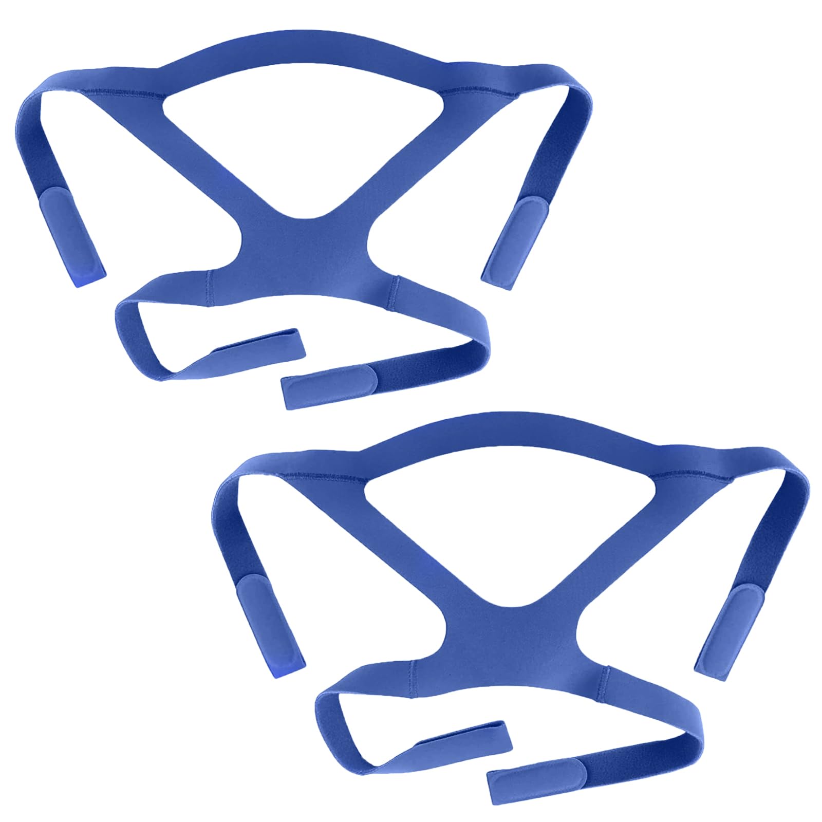CPAP Mask Headgear Strap - Universal for CPAP Masks, Comfortable Durable Stretchy Material, Standard Gray (Headgear Only) (Blue,