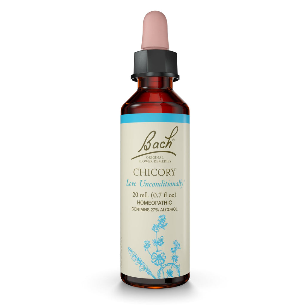 Bach Original Flower Remedies, Chicory - Love Unconditionally - Natural Homeopathic Flower Essence for Emotional Balance - Vegan
