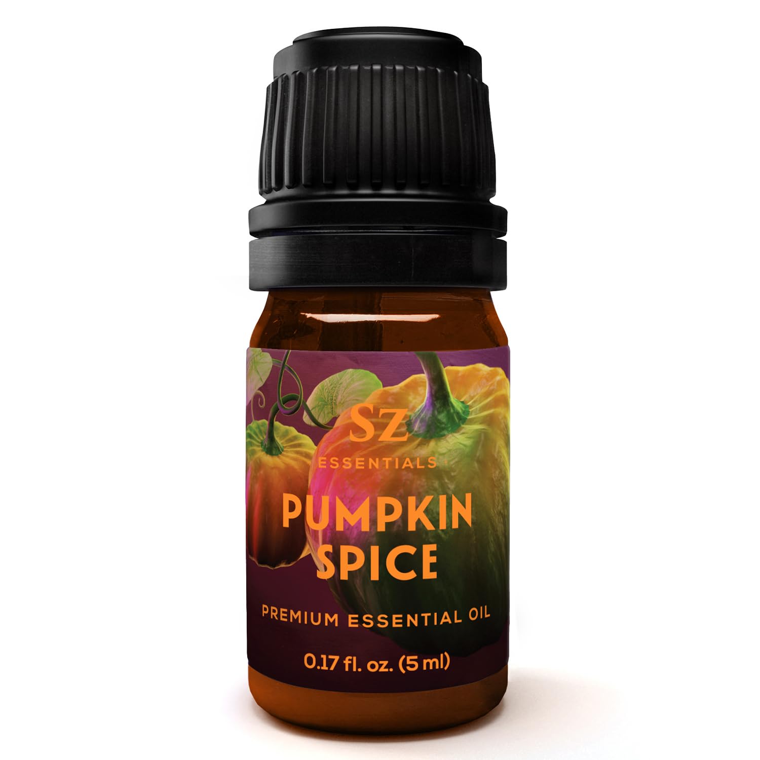 Sz Essentials - Pumpkin Spice Essential Oil for Diffuser and Humidifier - 100% Pure and Natural - Rich Pumpkin Spice Scent, with