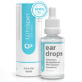 Whisper Ear Drops | 2oz | USA | All Natural Swimmers Ear Drops for Adults with Itchy Ears | Swimmer's Ear Drops Combat Swimmers 