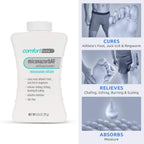 Comfort Zone Miconazorb Antifungal Powder, Talc-Free, Miconazole Nitrate 2%, For Treatment Of Athletes Foot, Jock Itch And Ring