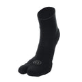 Doctor's Choice Bunion Relief Quarter Sock with Split Toe Separator and Soft Cushioning for Hallux Valgus, (Black, Medium) Women