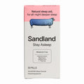Sandland Stay Asleep, Natural Daily Sleep Supplement, 30 Pills, Magnesium, Valerian Root, L-Theanine, Peppermint Leaf, Made in T