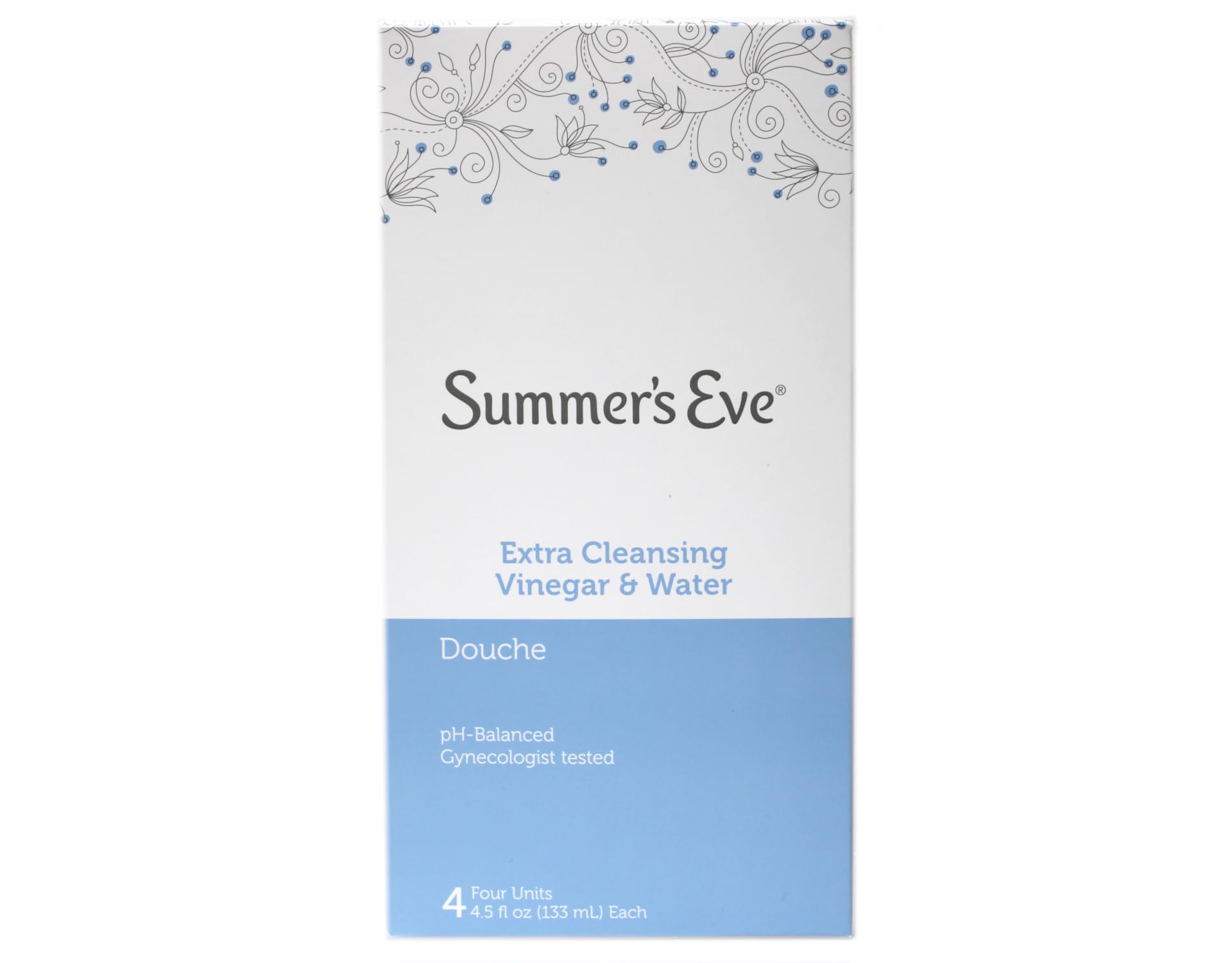 Summer's Eve Douche, Extra Cleansing Vinegar & Water, 2 x 4.5 Ounce (Pack of 6) Y