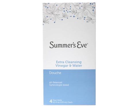 Summer's Eve Douche, Extra Cleansing Vinegar & Water, 2 x 4.5 Ounce (Pack of 6) Y