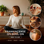 Gya Labs Frankincense Essential Oil Roll on for Face - 100% Pure Natural Frankincense Oil Roller for Skin, Aches Comfort, Soothi