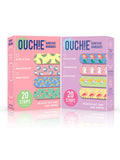 Aya Papaya Ouchie NonToxic Printed Bandages Double Combo (40 Pack)  Pink & Lavender