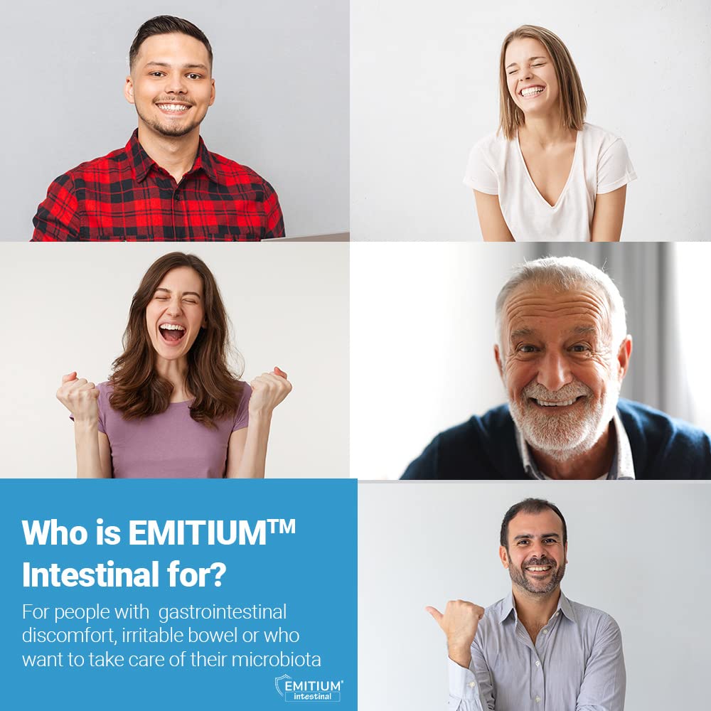 EMITIUM Probiotics & Prebiotics | IBS Relief, Diarrhea, Gas, Colon Health, Digestive Support | Artichoke & Vitamins | Irritable