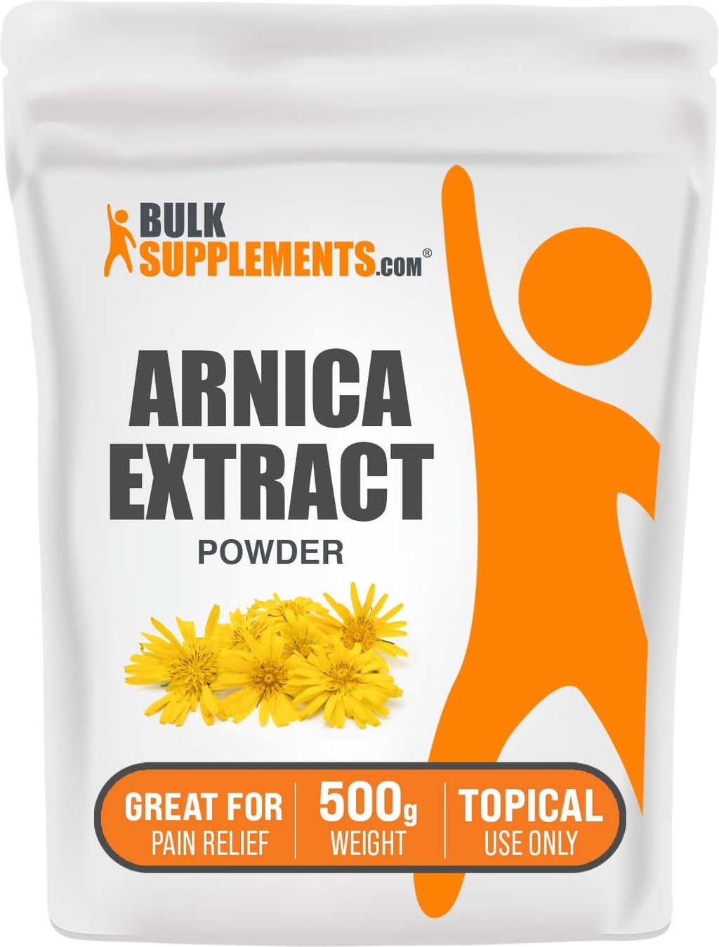 BulkSupplements.com Arnica Extract Powder - Herbal Supplements, from Dried Arnica Flower, Arnica Powder - Arnica Montana Extract