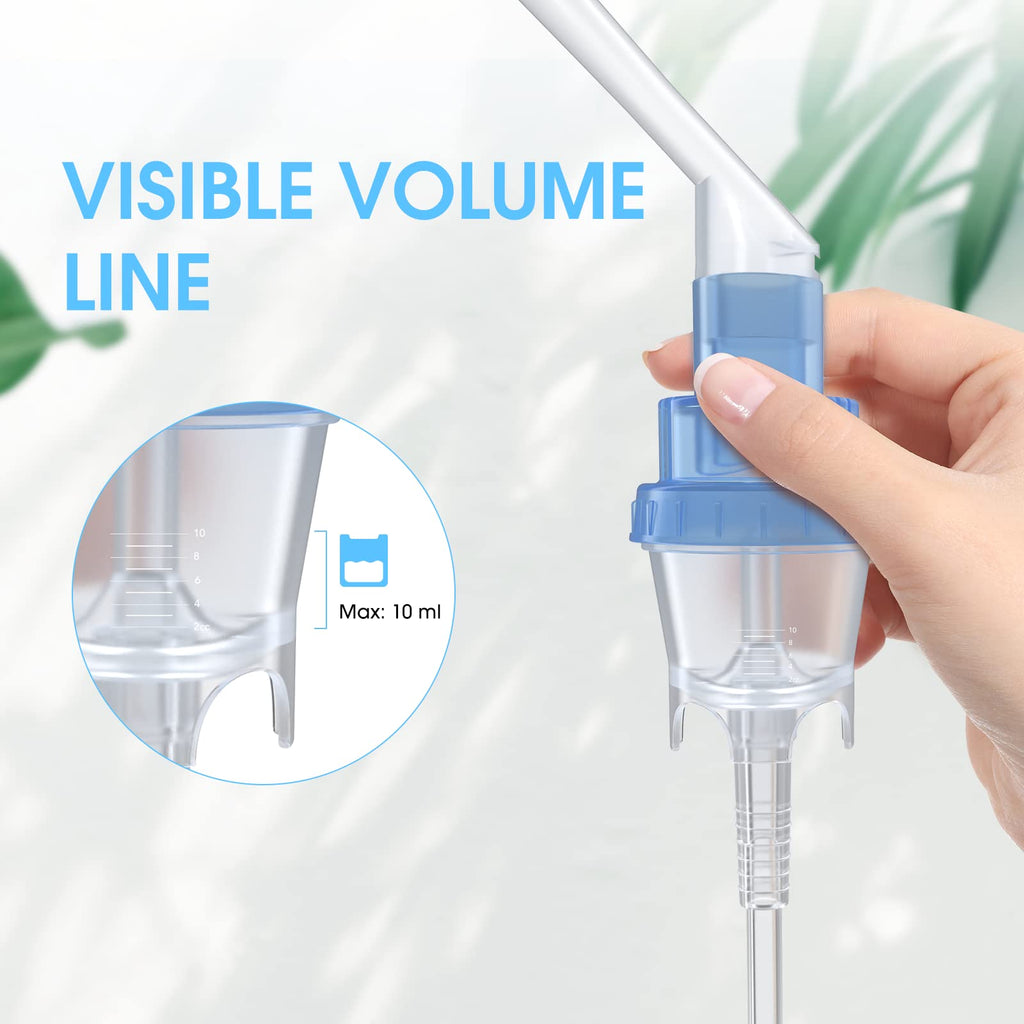 2 Pack Nebulizer Tubing and Mouthpiece Set, Nebulizer Mask Accessories Full Replacement for Adult