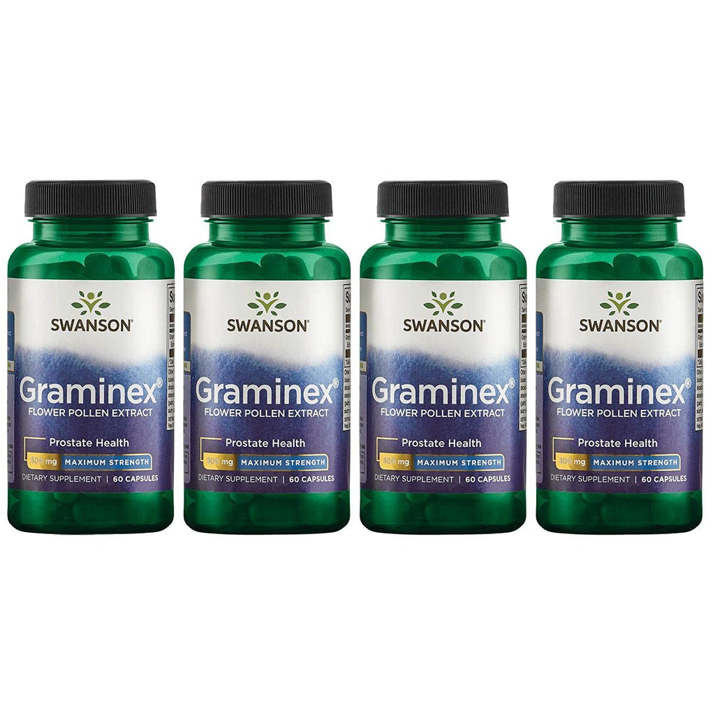 Swanson Maximum Strength Graminex Flower Pollen Extract - Supports Prostate Health, Urinary Tract Function, and Kidney Health - 