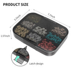Restree Large Pill Organizer, Portable Pill Dispenser, Moisture-Proof Travel Pill Case for Vitamin, Medicine, Fish Oil/Supplemen