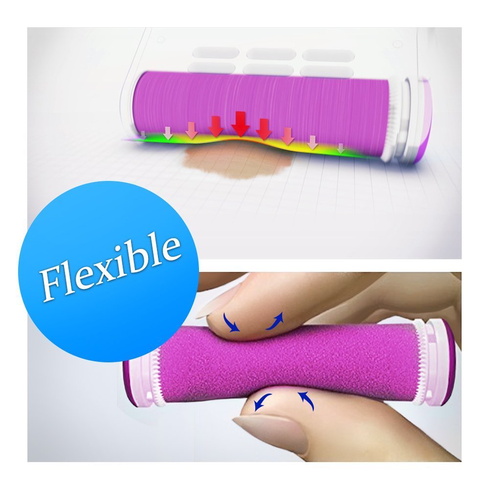 Emjoi Micro-Pedi 3D POWER Callus Remover (Twice as effective, with unique 3D Motion)