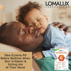 Loma Lux Eczema Pill Natural Eczema Treatment Skin Itch Clearing Minerals Dermatologist Developed For Kids Adults Clears Prevent