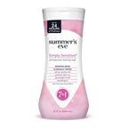 Summer's Eve Simply Sensitive Daily Gentle All Over Feminine Body Wash, Removes Odor, Feminine Wash pH Balanced, 15 fl oz