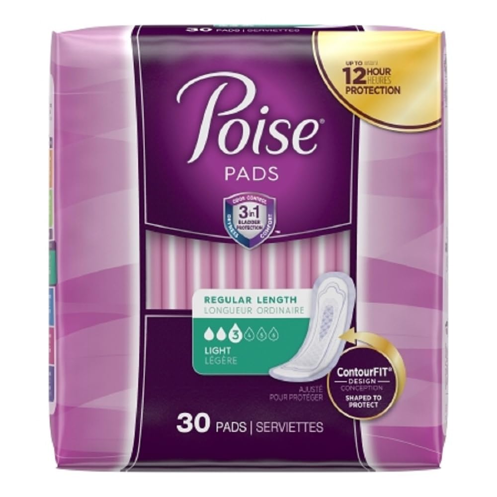 Poise Ultra Thins, Light Absorbency Pads-30ct