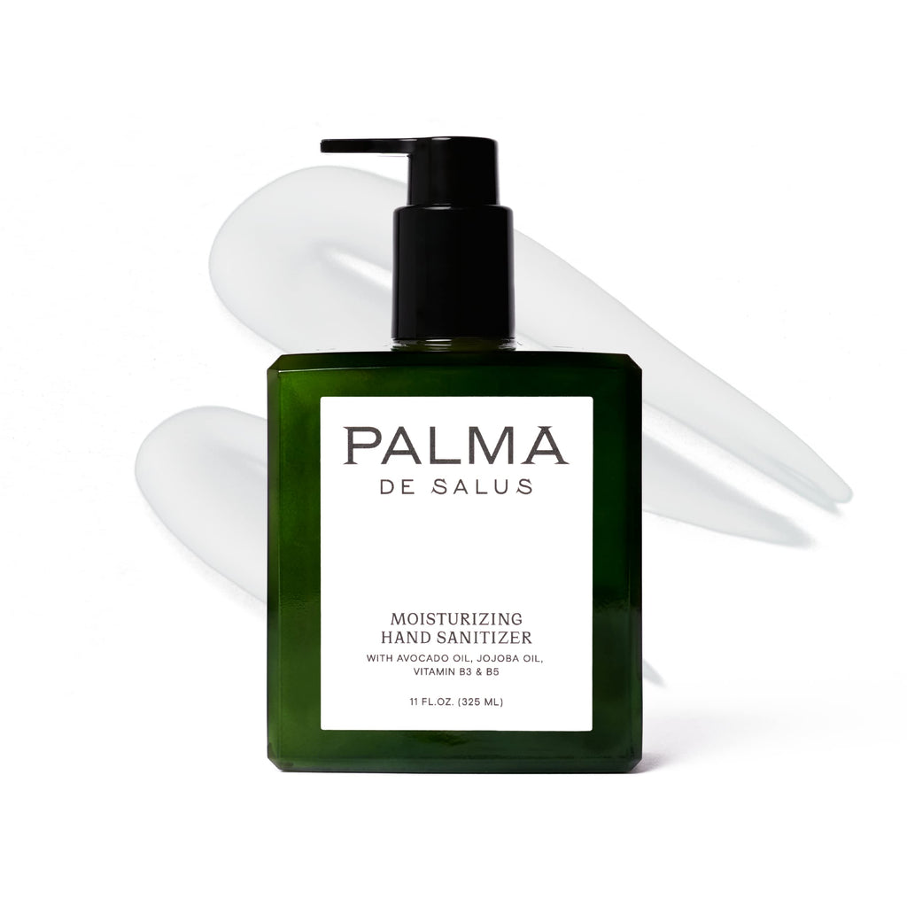 Palma de Salus 2-in-1 Home-size Moisturizing Hand Sanitizer & Hand Lotion | Avocado Oil, Jojoba Oil, Hyaluronic Acid, Centella A