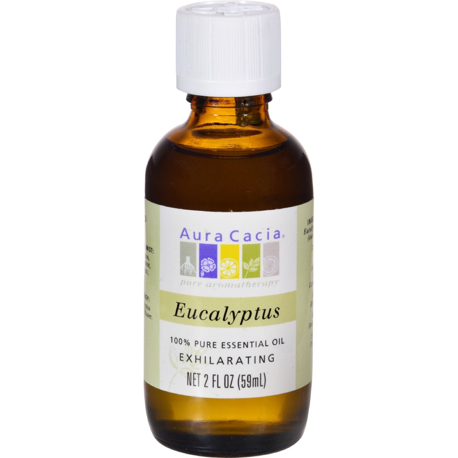Aura Cacia, Oil Essential Eucalyptus, 2 Fl Oz