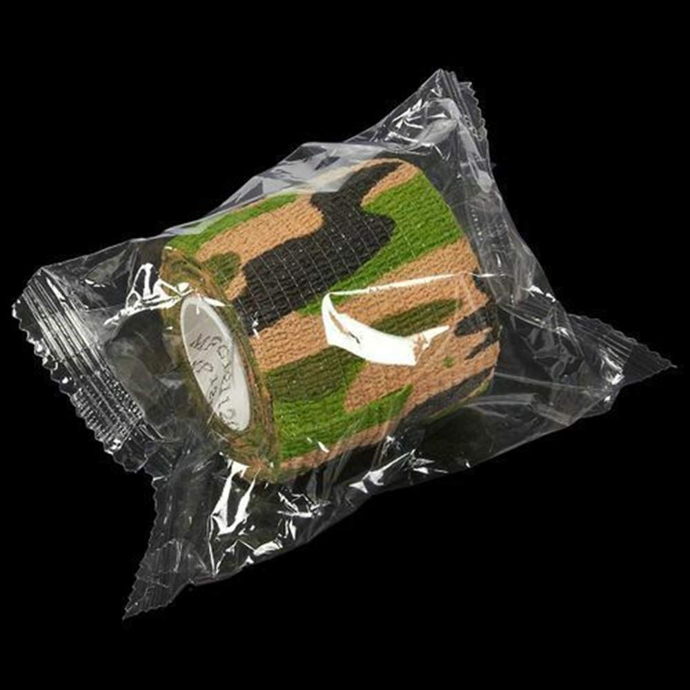 BISIBITA2 Sensi Wrap Grip Cover Sports Self Bandage Rolls 2-inch x 5-Yards 24pcs (Jungle Camo)