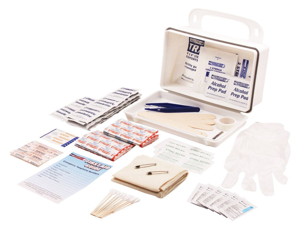 Rapid Care First Aid RC-10MAN-W 10 person 106 Piece ANSI/OSHA Compliant First Aid Kit in Wall Mountable Poly Case