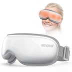 arboleaf Eye Massager with Heat, Heated Eye Massager for Migraines with Compression and Music, Wireless Eye Mask Massager with H