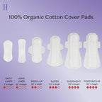 The Honey Pot Company - Herbal Panty Liners for Women - Long Panty Liners - Infused w/Essential Oils for Cooling Effect & Organi