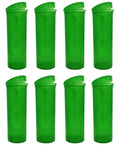 Sandhill Tools Child-Resistant 60 Dram 7.5 Oz Pop-Top Vial with Hinged Lid Airtight Plastic Empty Pill Bottles for Supplements, 