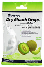 Hager Pharma Dry Mouth Drops with Xylitol Melon 26 EA - Buy Packs and SAVE (Pack of 3)