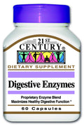 21st Century Digestive Enzymes, 60 Capsules