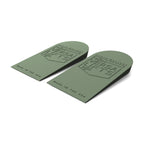 VersaLifts Hybrid Heel Lift Inserts (Pair) (Large) - Ideal for Cross Training, metcons, wods, Functional Fitness, HIIT, Squats, 
