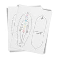 Reiki Distant Session Chakra Healing Board | Physical Printed 8.5 x 11 inches Crystal Healing Meditation Pack of 50
