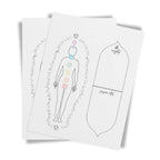 Reiki Distant Session Chakra Healing Board | Physical Printed 8.5 x 11 inches Crystal Healing Meditation Pack of 50