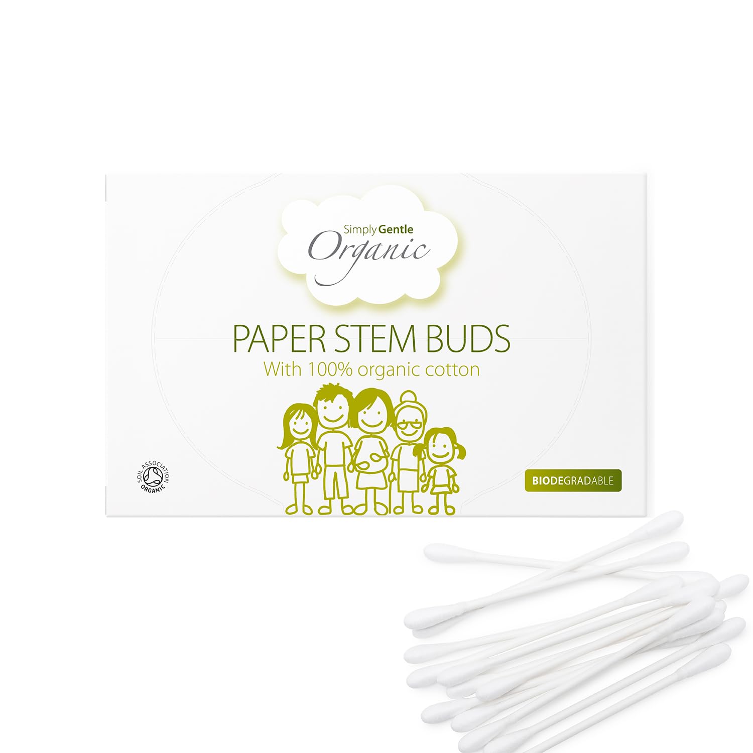 Simply Gentle Organic Cotton - Pack of 200 Buds