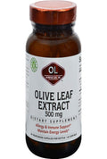 Olympian Labs Olive Leaf Extract, 500mg 60 Capsules (Pack of 2)