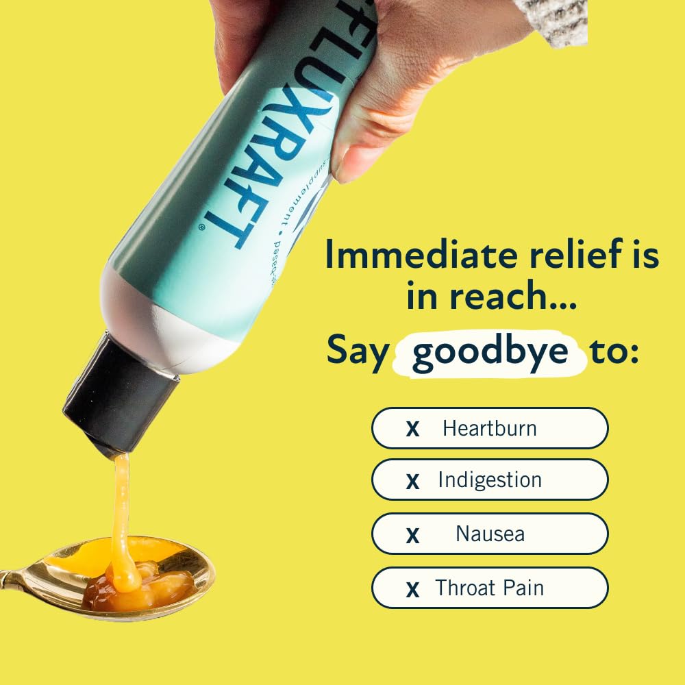 RefluxRaft Acid Reflux Therapy with Organic Alginate, Rapid & Long Lasting Gerd, LPR & Digestion Symptom Support, Zero Sugar, Gl