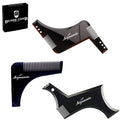 Signamio Set Of 3 Multi Purpose Beard Shaper Tool For Men | Beard Shaping Stencil Comb For Men Styling Shave For Neck Line Guide