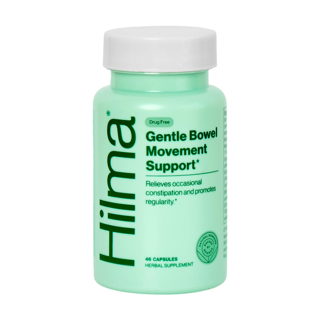 Hilma Gentle Bowel Movement Supplements with Magnesium Citrate, Natural and Gentle Laxatives for Constipation w/Magnesium Citrat