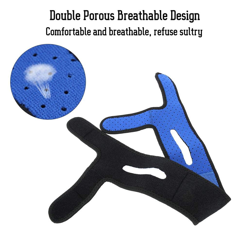 Anti Snoring Chin Strap, Unisex Sleeping Belt Headband Jaw Support Facial Lifting Strap Belt Comfortable Snore Reduction Relief