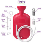 Flents Douche and Enema Combination Kit for Men and Women, Large Capacity, Multipurpose Cleaning System, Made with Comfortable M