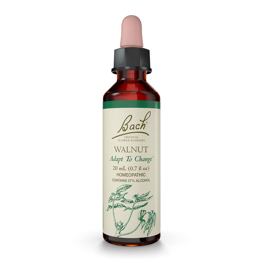 Bach Original Flower Remedies, Walnut for Adapting to Change, Natural Homeopathic Flower Essence, Holistic Wellness and Stress R