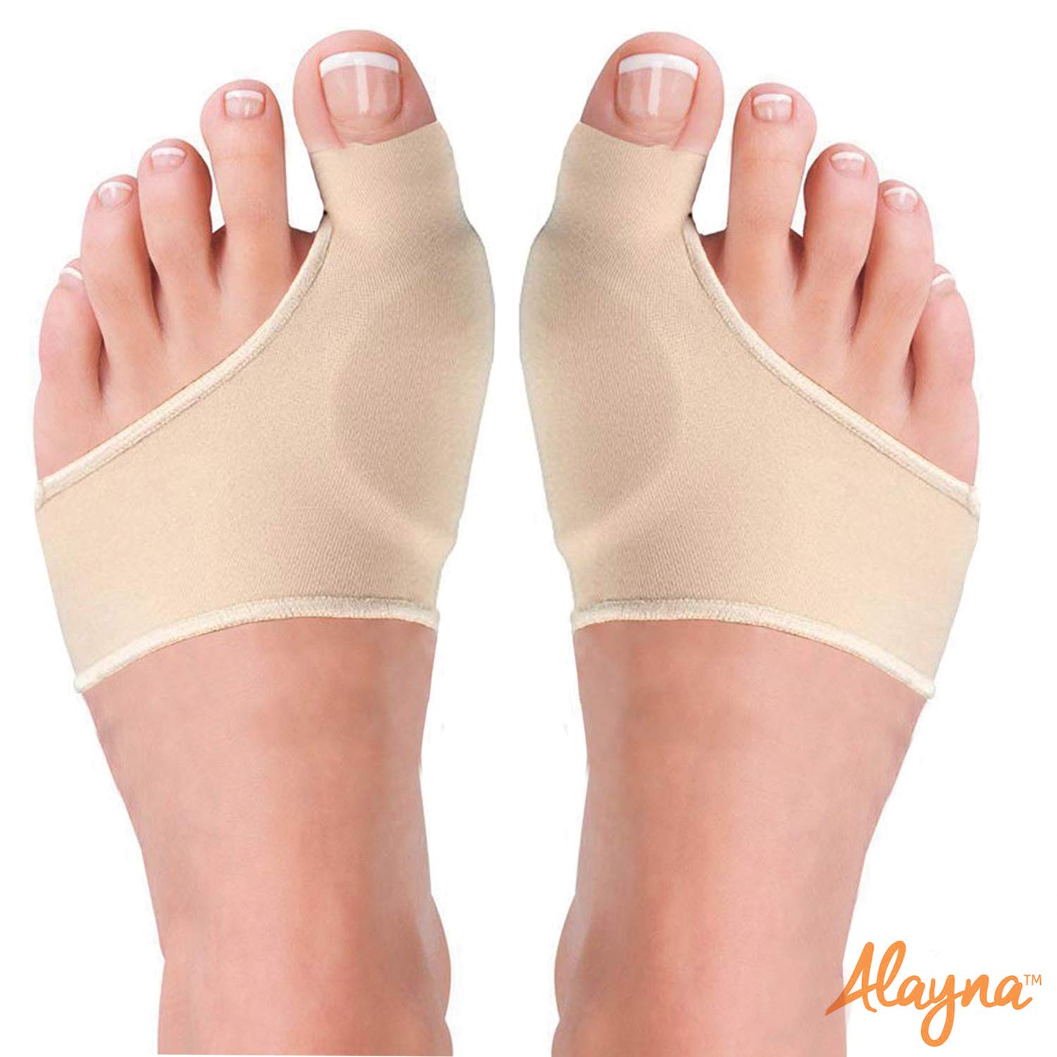 Alayna Bunion Corrector and Bunion Relief Sleeve Gel Pad Cushion Splint Orthopedic Bunion Protector for Men and Women, Hallux Va