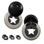 Bradwigson Sleep Noise Cancelling Earplugs -26db, Pentagram Noise Cancelling Earplugs, Reusable and Noise Reduction, Suitable fo