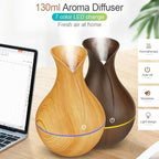 ZZ LIFE Mini Aromatherapy Humidifier Relaxing Cool Mist with Color Changing LEDs Night Light for Bedroom, Desktop, Travel, and C