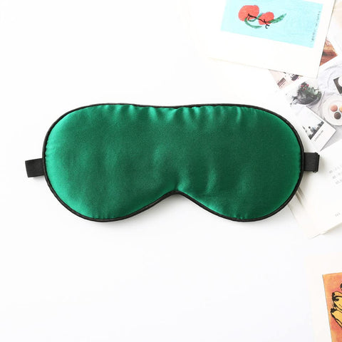 Tim & Tina Silk Sleep Mask for Women Men Comfortable Blindfold Eye Mask with Adjustable strap for Travel Yoga Nap Shift Work (Gr