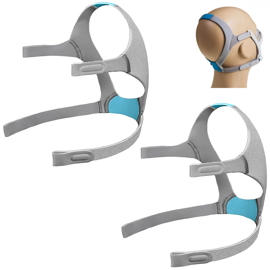 LALASTAR 2-Pack Replacement Headgear Strap for N20 Nasal Pillow CPAP Mask, CPAP Headgear Compatible with N20, Adjustable Headban
