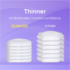 SUNKISS Ultra Thin Incontinence Underwear for Women, High Absorbency & Super Soft Postpartum Diapers, Disposable Adult Pull Ups,